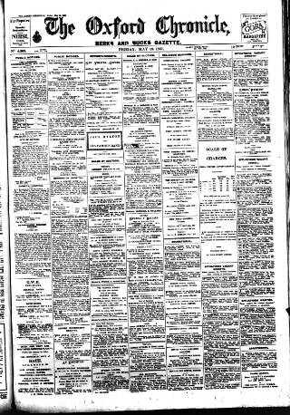 cover page of Oxford Chronicle and Reading Gazette published on May 13, 1927